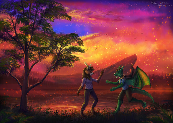 A moment suspended in time