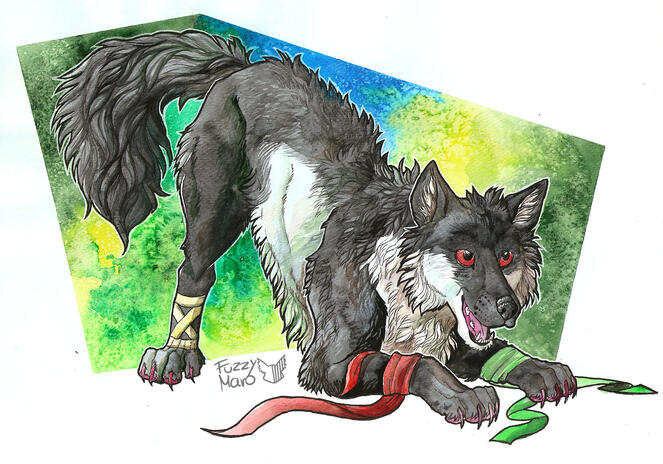 Playful (watercolors)