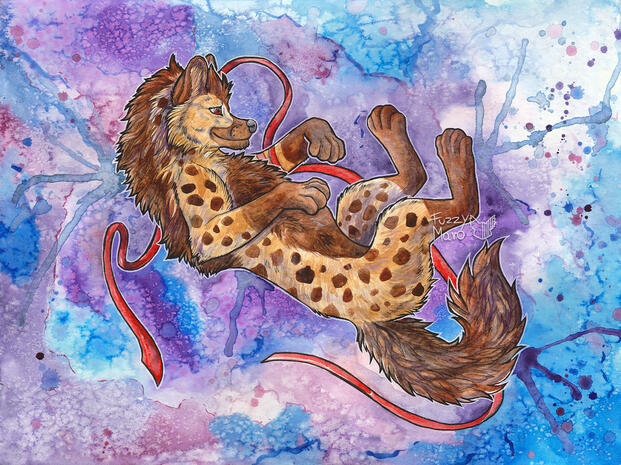 Floating (watercolors)