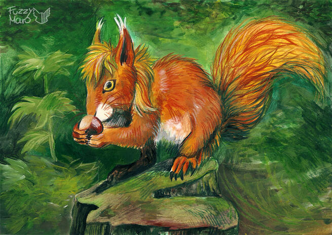 Keppla (acrylics and colored pencils on paper)