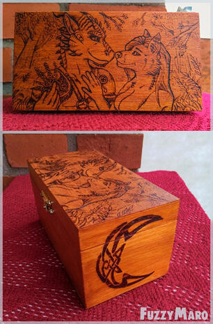 Couple-burned on box