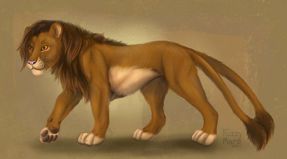 Lion character concept